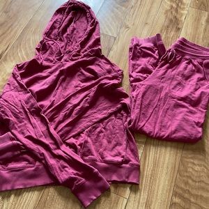 Matching Sweat Pants and Top